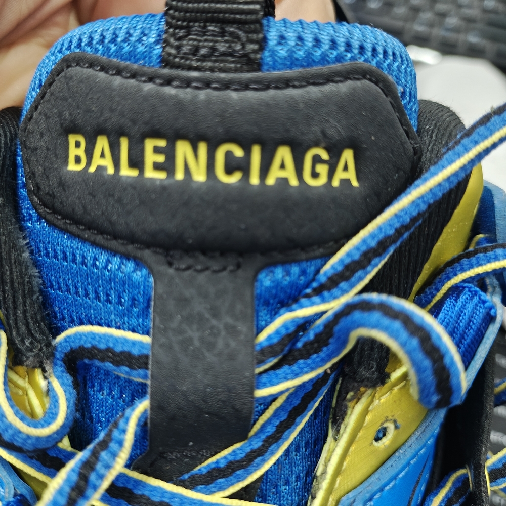 Balenciaga Blue and Yellow Sneakers - Picture 6 of 16